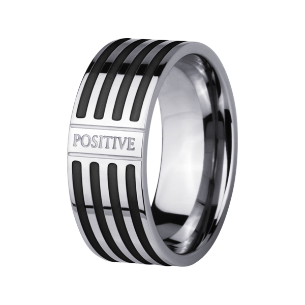 ПРЪСТЕН DARK MOON-RSS 710 STEEL/BLACK
